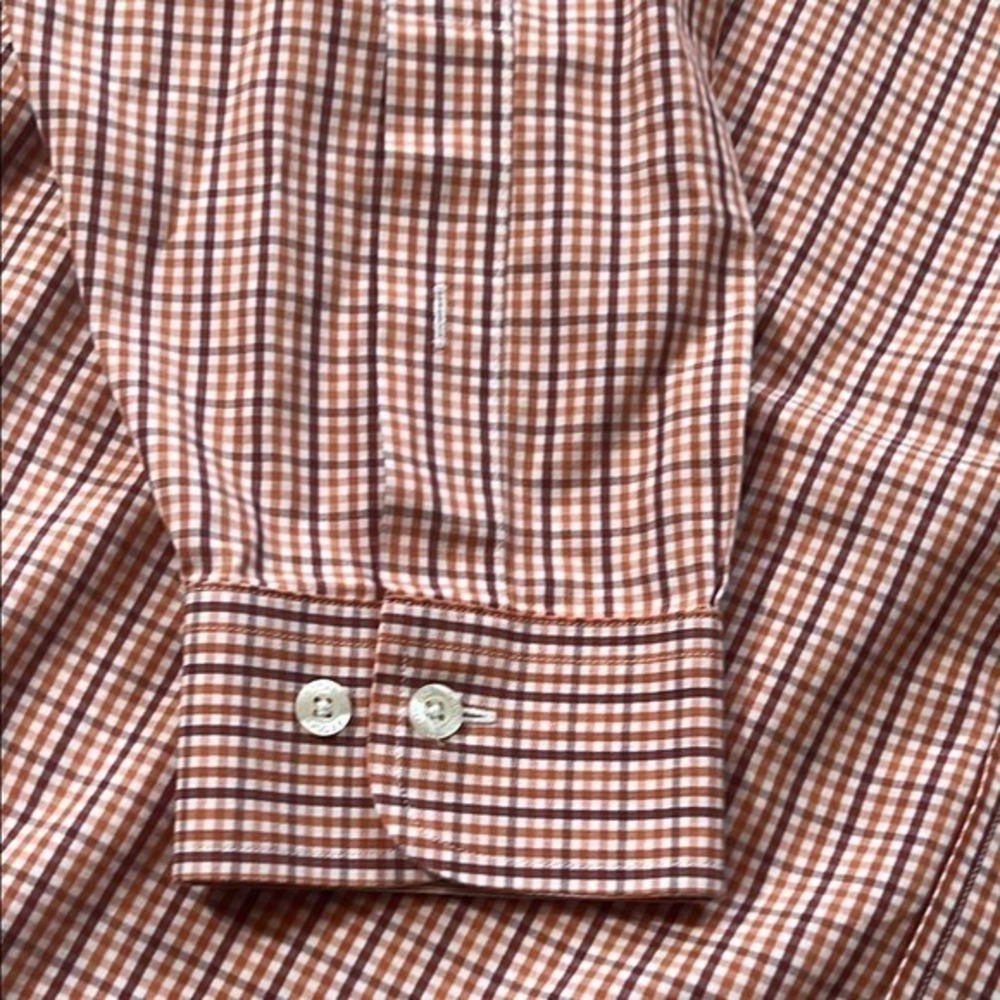 Brooks Brothers Non-Iron Plaid Button Down‎ Shirt Regular Fit Dress Shirt L - Picture 6 of 9